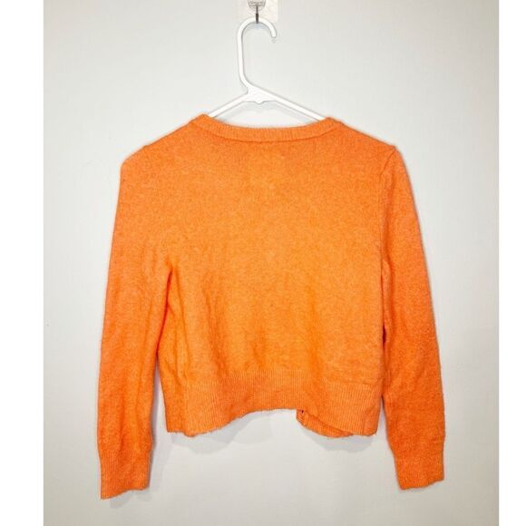 NEW Aerie campus cool wool alpaca cardigan peach - Picture 4 of 6